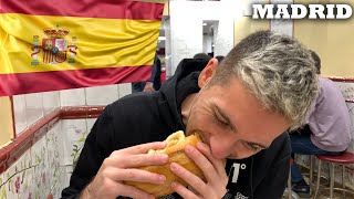 Probando COMIDA TIPICA de MADRID - Comida tipica de España 🇪🇸