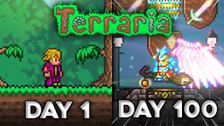 Gw Menghabiskan 100 Hari Di Game Terraria... Ini Dia Yang Terjadi