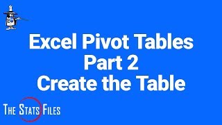 Excel 2016 Pivot Table Overview   Part 2