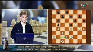 Bogdan Deac în luptă pentru un loc la Turneul Candidaților 2024, FIDE Grand Swiss Chess - Insula Man