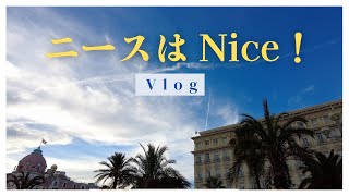 【Vlog】ikkoとお散歩！｜ニース秋の黄昏｜プロムナード・デ・ザングレ｜旧市街｜マッセナ広場