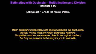 Estimating with Decimals - Konst Math