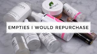 Empties I Would Repurchase - Skincare, Haircare, Makeup