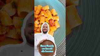 Pasta mezze maniche con baccalà alla genovese | 👨🏻‍🍳 Marco Rapo #duegiridolio #ricetta #food