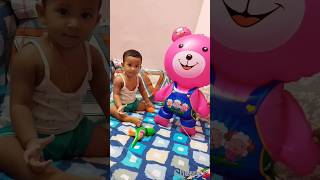 Cherry with Teddy🍒🐻💕|Thangamey thango |#shorts #youtubeshorts #teddybear #trending #viral #thangamey