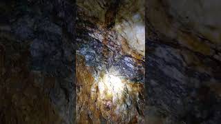 Some Amazing  Colors! Deep underground in an old gold mine shaft,Kootenays B.C