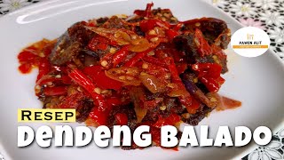 RESEP DENDENG BALADO || ALA RESTORAN PADANG || HARUS DICOBA !! NIKMAT TIADA TARA