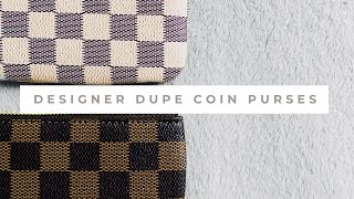 Designer Dupe Coin Purses | Daisy Rose Review