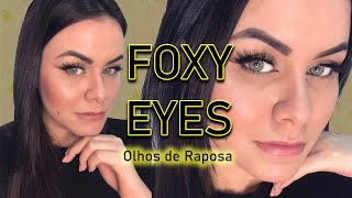 MAQUIAGEM FOXY EYES OLHOS DE RAPOSA | VANNA VLOGS