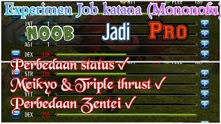 Experimen Job Katana (Mononofu) - Toram online