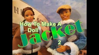 Doll Crafts-  How To Make A Doll Jacket