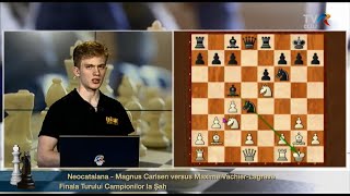 Neocatalana - Magnus Carlsen versus Maxime Vachier-Lagrave din Finala Turului Campionilor la Şah