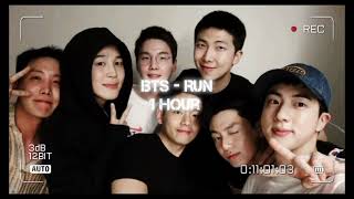 BTS RUN OFFICE 1HOUR / 달리다 Bts 1HOUR [Lyrics]