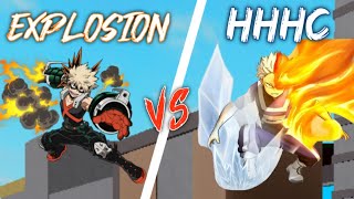 Explosion VS Half Hot Half Cold | Boku No Roblox Remastered