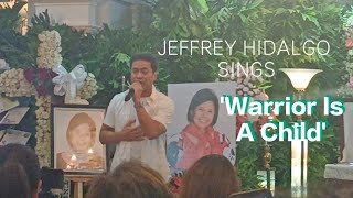 Jeffrey Hidalgo Sings His Best Version of 'Warrior Is A Child' at Mother Lily's Final Wake Night!