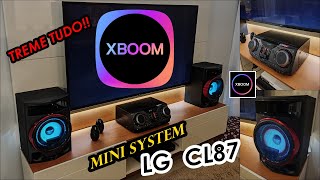 MINI SYSTEM LG CL87 XBOOM 2350W. Teste completo! Vale a pena? É bom? Opinião do dono...