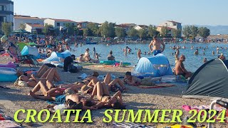 this is summer in Croatia 🇭🇷  nothing can compare / beaches are full of people /the best days