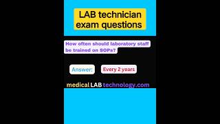 medical lab technician exam questions answer #labstatus #hematology #labtech #viral #laboratorio