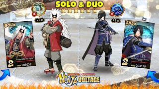 NxB NV: JIRAYA WARRIOR SPIRIT VS SASUKE UCHIHA WARRIOR SPIRIT ( SOLO & DUO ATTACK MISSION )