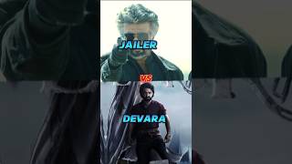 JAILER vs DEVARA day 1 collection comparison video short #jailermovie #devara #ntr #rajnikanth