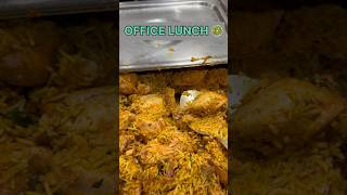 What I eat in office lunch / Office non -veg meal series / biryani me mile …🥹 #officefood #viral