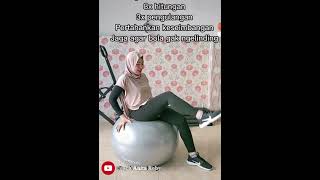 CARA MENGECILKAN PERUT DENGAN GYM BALL