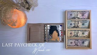 Last PayCheck Of March 2022   | Cash Stuffing $1,000 | Bi weekly stuffing