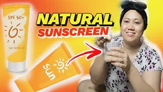 Natural Sunscreen pwedeng gawin sa bahay