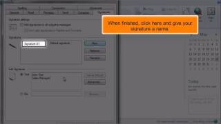 How to setup your email signature in Windows Live Mail