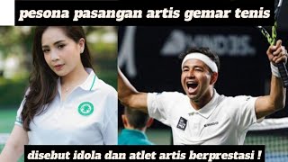 PESONA PASANGAN ARTIS GEMAR TENIS ADA RAFFI DAN NAGITA YANG BORONG PIALA