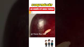 5 LOẠI TRÁI CÂY CÓ NHIỀU KÝ SINH TRÙNG #trending #tintuc #khampha #giaitri #funny #yeah #reviewphim