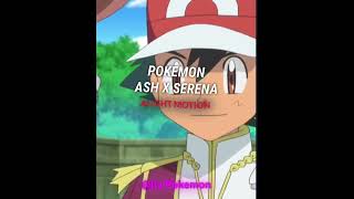 Pokemon ash x serena #pokemon #anime #ashloveserena #satosere #amourshipping #anime