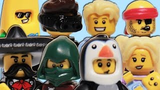 LEGO Series 16 Minifigures Part 2 - Penguin Boy, Banana Guy, Mariachi, Spy, Pirate, Babysitter