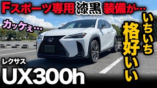 【レクサスUX300h “FSPORT”（内外装編）】Fスポーツ専用漆黒装備が格好よすぎました。