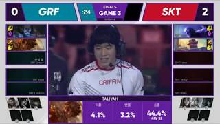 When Faker Cries   GRF VS SKT Game 3 Highlights   2019 LCK Spring Finals