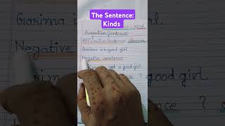 The Sentence: Kinds