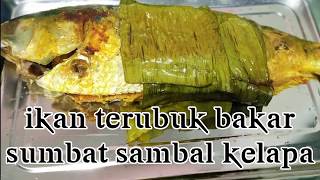 Resepi Ikan Terubuk Bakar Sumbat Sambal Tumis Kelapa