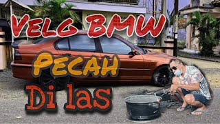 Velg #BMW #E46 318i N42 2004 Pecah Retak