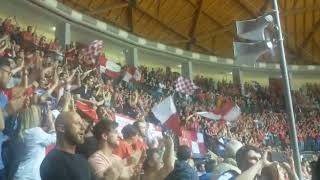 Treiste - Treviglio gara 5 play off 2016/17 il tifo della Nord