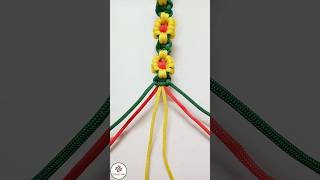 How to make Macrame Flower Knot😍✌️ #shorts #diy #macrame #knot #shortsfeed