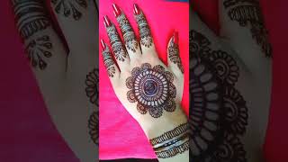 easy and simple mehndi design || mehendi design 2022 #shorts #youtubeshorts