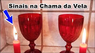 🌟INCRIVEL  o que aconteceu na chama da vela!!!