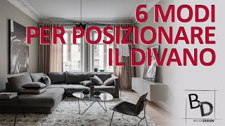 6 MODI PER POSIZIONARE IL DIVANO | Belula Design