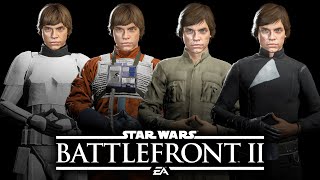 Luke Skywalker ORIGINAL TRILOGY Skins Pack! - Star Wars Battlefront 2 Mod by Thisguy446