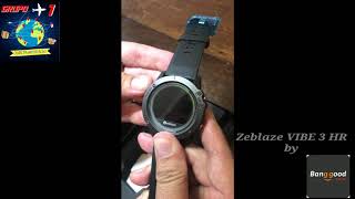 Zeblaze Vibe 3 HR smartwatch - unboxing