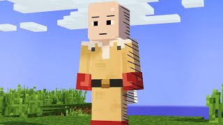 I beat Minecraft as One Punch Man