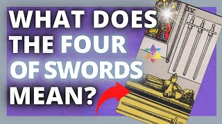 What Does The Four Of Swords Mean? #SHORTS