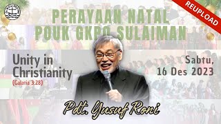 Perayaan Natal Jemaat POUK GKPO Sulaiman 171223 Part 1 - REUPLOAD