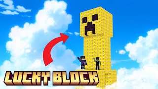 Minecraft durchspielen auf einem RIESEN Lucky Block CREEPER!!! (mit voortex)