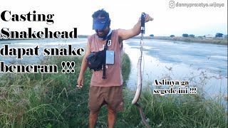 MANCING SNAKEHEAD DAPAT ULAR BENERAN !!! | CASTING GABUS